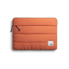 DailyObjects Large Stria Portable Laptop Sleeve | Durable Polyester |Compatible with Laptop/MacBook Air/Pro Upto 16 Inch |Lightweight Water Resistant Fabric |Padded Compartment with Zip Closure- Grey