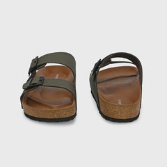 Centrino Sandals for Men | Berkin-Style Slip-On Casual Sandal with Open Toe Design |Lightweight On-Grip Sole for Outdoor Wear|Men Open Toe Buckle Strap Sandals| Summer Slip-On Slipper|Perfect For Monsoon Rainy Season NAVY 13 UK(7313)