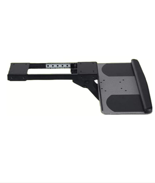 SYGA Desk Keyboard Extender Bracket Tray Multi Function Punch Free Rotating Ergonomic Computer Slide Grey Drawer 64 X 23 CM (Keyboard Bracket Beam)