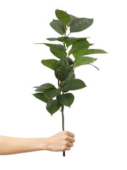 AAVANA GREENS Plastic 40 Inch Artificial Flower Plant for Indoor and Outdoor, Home, Shop, Office, Restaurant Decoration Dark Green (Pack of 1) (1, Plant 8 - with Pot)