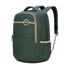 Skybags Thrive 17 Inch Compatible Laptop Backpack 30L | 3 Compartments with Quick-Access Front Pocket | Padded Back Panel & Side Bottle Pockets | Office & Travel Backpack for Men & Women (Dark Green)