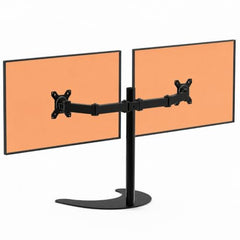 Artikel Double Monitor Desk Mount | Adjustable Heavy Duty Monitor Arms | VESA Mount with C Clamp & Grommet Mounting Base | Computer Monitor Stand for Screen up to 27 inch | Table Mounted | Black