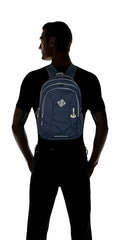 Half Moon 35L Laptop Bags for Men Office Use with Rain Cover | 17 inch Laptop Bag | Business Backpack Bags for Women | Reflective Night Safety School Bag for Boys & Girls