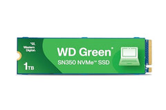 Western Digital WD Green SN350 NVMe 250GB, Upto 2400MB/s, 3 Y Warranty, PCIe Gen 3 NVMe M.2 (2280), Internal Solid State Drive (SSD) (WDS250G2G0C), Green
