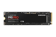 Samsung 990 PRO w/Heatsink SSD 2TB PCIe 4.0 M.2 Internal Solid State Hard Drive, Fastest Speed for Gaming, Heat Control, Direct Storage and Memory Expansion, Compatible w/ Playstation5, MZ-V9P2T0CW