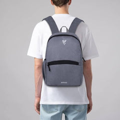 Spenz Saffron Mini Laptop Casual Backpack for Office School & College | Bag for Men & Women(Grey)