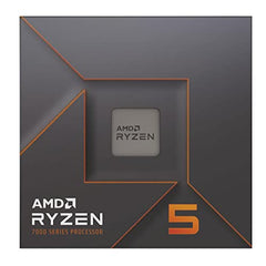 AMD 7000 Series Ryzen 5 7600X Desktop Processor 6 cores 12 Threads 38 MB Cache 4.7 GHz Upto 5.3 GHz AM5 Socket (100-100000593WOF)