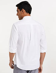 Amazon Brand - Symbol Men's Pack of 2 Cotton Casual Shirt| Regular Fit | Plain | Full Sleeve | Available in Plus Sizes