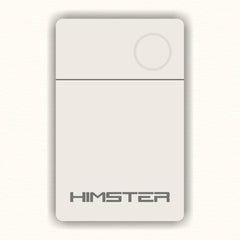 Himster Locatag for Android | Google Find Hub Tracker | Bluetooth 5.4 | No SIM Needed | Anti-Lost & Loud 75dB Alert | Item Finder- Keys, Wallets, Bags, Pets |1-Year Replaceable Battery(White)