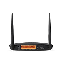 TP-Link TL-MR100 300Mbps 2.4GHz Wireless N 4G LTE, Wi-Fi N300, Plug and Play, Parental Controls, Guest Network, with Nano SIM Card Slot, WiFi Router, Black