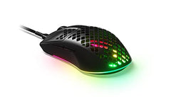 SteelSeries Aerox 3 Wireless Gen 2 - Ultralight 68g Gaming Mouse, 4K Polling, 26K DPI Optical Sensor, 200 Hours Battery Life, IP54, 80 Million Clicks, RGB, Pure PTFE Gliding Feet, Shadow
