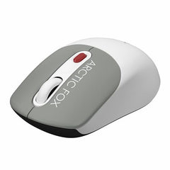 Arctic Fox ProMaxe Wireless Mouse | 2400 DPI |2.4 GHz with USB Nano Receiver | High Precision Optical Tracking| for PC/Mac/Laptop - Cool Gray