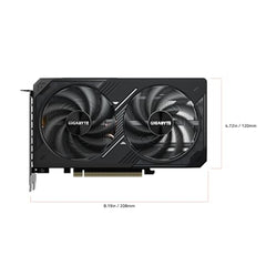 GIGABYTE GeForce RTX 5060 Ti WINDFORCE MAX OC 8G Graphics Card, 8GB 128-bit GDDR7, PCIe 5.0, WINDFORCE Cooling System, GV-N506TWF2MAX OC-8GD Video Card