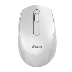 Foxin Flow Wireless Mouse with Rechargeable Battery, Bluetooth & 2.4 Ghz Dual Connectivity, 4 Buttons, Upto 1600 DPI, Type-C Charging | Ergonomic Office Mouse for Laptop, MacBook, PC | Green