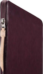 CONTACTS Slim Protective Laptop Sleeve 13-13.3 Inch Compatible with 13 Inch MacBook Pro & MacBook Air, Faux Leather Bag Water-Resistant Cover Notebook Computer Case for Mac - Tan-New…