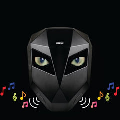 Hookaba Eye Rover LED Backpack 31L (Black) | Motorcycle Riding Bag With Programmable Screen | App Control & Water Resistant | Unisex Expandable Daypack For College, Travel, Laptop, Helmet