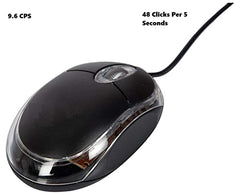 Mouse Auto Clicker Undetectable Plug and Play No Software Needed 48 Clicks Every 5 Seconds Continuous Clicking Ideal for Gaming Compatible with All Operating Systems USB