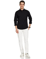 Amazon Brand - Symbol Men's Pack of 2 Cotton Casual Shirt| Regular Fit | Plain | Full Sleeve | Available in Plus Sizes