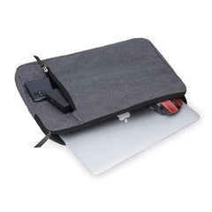Lifini Water Resistant Laptop Bag Sleeve Case Cover for Men & Women with Charger Pouch Compatible for 15 Inch to 15.6" Inches Laptop Sleeve & Notebooks/MacBook, Office/College Laptop Bag (Grey)