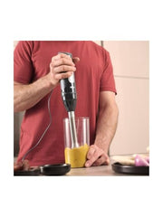 Braun MultiQuick 5, Powerful 1000W Hand Blender, Patented PowerBell Technology, Made in Europe, Guranteed Splash-Proof, Speed + Turbo, All-in-1: Blender, Grinder, Chopper & Whisker (MQ55236 Black)