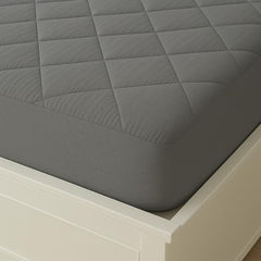 La Verne 100% Waterproof Premium Cotton Feel Mattress Protector Queen Size 78 x 60 Inches | Breathable and Hypoallergenic Ultra Soft Fitted Bed Protector Cover