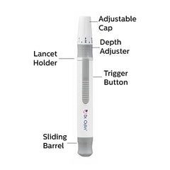 Dr. Odin Advanced Painless Lancing Device for Blood Glucose Testing