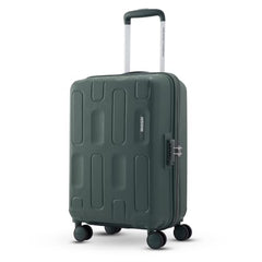 American Tourister 3PC PP Ivy 2.0-8 Wheel, Set (Small + Medium + Large) Hard Suitcase for Travel/Trolley Bag with Combination Lock & Smooth Sliding Double Wheel - Tan Orange, 55 Cm, 68 Cm, 79 Cm