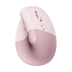 Logitech Lift Vertical Ergonomic Mouse, Wireless, Bluetooth or Logi Bolt USB Receiver, Quiet clicks, 4 Buttons, Compatible with Windows/macOS/iPadOS, Laptop, PC - Graphite