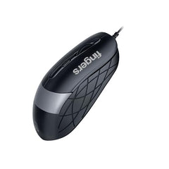 FINGERS SuperHit Wired Mouse with Advanced Optical Technology (Lightweight | Trendy Dual-Tone Design | Works Well with Windows, macOS, Linux) (Royal Blue)