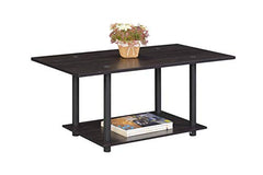 DeckUp CF9048 Tube-N-Turn Engineered Wood Coffee Table (Dark Wenge, Matte Finish)