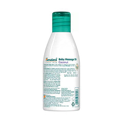 Himalaya Baby Massage Oil 200ml | All-round growth | Strong Bones & Muscles | Ashwagandha, Country Mallow & Aloe Vera | No.1 Dr. Recommended Brand| Vitamin E | 99% NOI | Mineral oil free