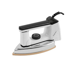 Bajaj DHX-9 1000W Heavy Weight Dry Iron | Advance Soleplate And Anti-Bacterial German Coating Technology | Multiple Temperature Levels | 2 Yr Warranty 【Ivory】