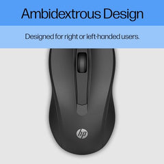 HP X500 Wired Mouse (Black, E5E76AA)