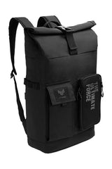 ASUS TUF Gaming VP4700 Laptop Backpack, 20L Spacious Storage, Roll-Up Design, Water-Resistant Ripstop Polyester, Dedicated Laptop Compartment, 2 Front Pockets, Fits Up to 18 inch Laptops, Black
