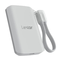 Lexar 1TB SL500 Portable SSD, Up to 2000MB/s, Compatible w/Type-C Laptops, iPhone 15/16, Smartphones, Tablets, PS5, Xbox, USB 3.2 Gen 2x2, Slim & Lightweight, External SSD, Black (LSL500X001T-RNBNU)