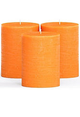 LTYNE Pillar Candle || Size 2 * 2 inch Each || Unscented Pillar Candle || 6 Hours Burning Time || Home Decor || Spa Candle [ Pack of 6 ] (Blue)