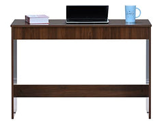 DeckUp Eden Home Engineered Wood Study Table and Office Desk (White, Matte Finish)