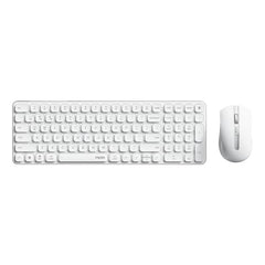 Rapoo 9010M Multi Device Wireless & Bluetooth Keyboard & Mouse Combo, White