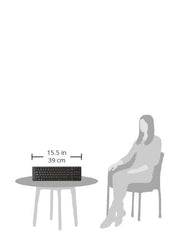 Logitech MK215 Wireless Keyboard and Mouse Combo for Windows, 2.4 GHz Wireless, Compact Design, 2-Year Battery Life(Keyboard),5 Month Battery Life(Mouse) PC/Laptop- Black