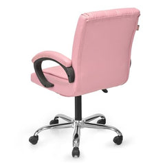 GOYALSON Ergonomic Revolving Office Home Swivel Desk Chair with Adjustable Height Smooth Moving (2, Black, Standard)