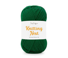 Craft Affair | Knitting Nest Acrylic Yarn (200 Meter, 100 Grams, 2mm) / Woolen Yarn/Acrylic Yarn for Knitting and Crocheting-Olive