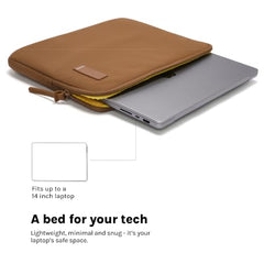Mokobara The Em Laptop Sleeve Compatible with 14 & 15.6" inch Laptop, MacBook & Notebook | Padded Laptop Compartment with Luggage Sleeve (14 Inch, We Meet Again Sunray (Limited Edition))