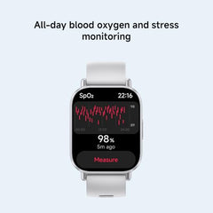 Xiaomi Redmi Watch 5 Active Matte Silver|Smartwatch| 2.0" LCD display, Long battery life, Bluetooth calling, Noise reduction, Health tracking, 5ATM waterproof, 18 days battery life