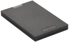 BUFFALO SSD-PG1.9U3-B/NL USB 3.1Gen1 Portable SSD, 1.9 TB, Made in Japan, PS5/PS4 (Manufacturer's Operation Confirmed), Shock Resistant, Connector Protection Mechanism