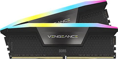 CORSAIR Vengeance RGB RS DDR5 RAM 32GB (2x16GB) 6000MHz CL36-44-44-96 1.35V AMD Expo Intel XMP Computer Desktop Memory – Gray (CMG32GX5M2E6000Z36)