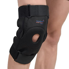 AccuSure Premium Knee Support for Men & Women –Compression Brace with 1-Year Warranty for Pain Relief, Arthritis, Injury Recovery, Sports, Running & Joint Stability -Small