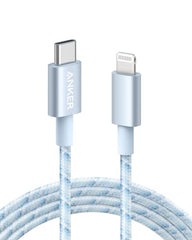 Anker New Nylon USB-C to Lightning Cable, 331 Cable, Fast Charging Cord (1ft, MFi Certified) for iPhone 13 13 Pro 12 Pro Max 12 11 X XS XR 8 Plus, AirPods Pro, Supports Power Delivery (Black)