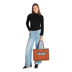 Womanix Laptop Tote Bag,14 inch Laptop Bag, Shoulder Bags With Back Trolley Strap, Casual Briefcase, Handbag for Travel, Office, College,Work