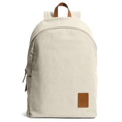 DailyObjects Pedal Everyday Casual Laptop Backpack (16L) Fits Upto 14 Inch Laptop, Unisex Travel Backpack Durable Canvas Material, Zippered Compartments With Pockets (Beige)