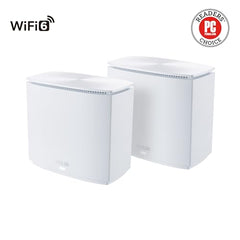 ASUS ZenWiFi AX Hybrid(XC5) AX3000 + MoCA 2.5 Mesh WiFi 6 System (2pk) - Whole Home Coverage up to 3,500 Sq.Ft. & 4+ Rooms for Thick Walls, AiMesh, Lifetime Security, Easy Setup